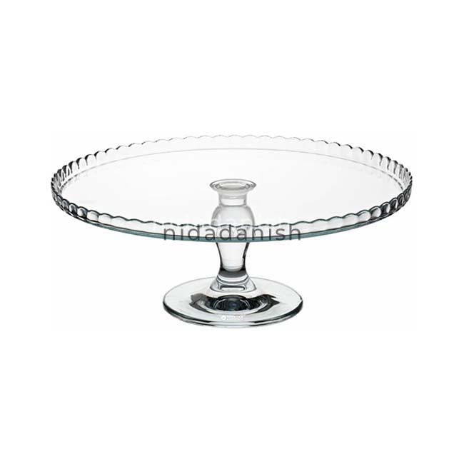 Pasabahce Patisserie Footed Plate Decor 13" 95117