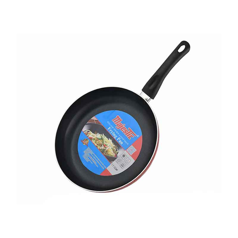 Frypan 22CM Nonstick Interior For Low Fat Healthy Cooking Stainless Steel Fitting Extra Heavy Ceramic, Gas , Electric & Hob FP22