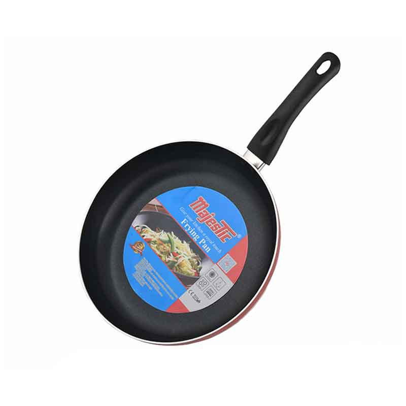 Frypan 26CM Nonstick Interior For Low Fat Healthy Cooking Stainless Steel Fitting Extra Heavy Ceramic, Gas , Electric & Hob FP26