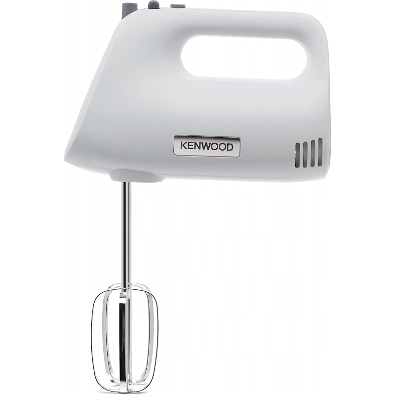 Kenwood Stand Mixer Hand Mixer (Electric Whisk) 450W with 3.4L Rotary Bowl, 5 Speeds + Turbo Button, Twin Stainless Steel Kneader and Beater for Mixing, Whip...