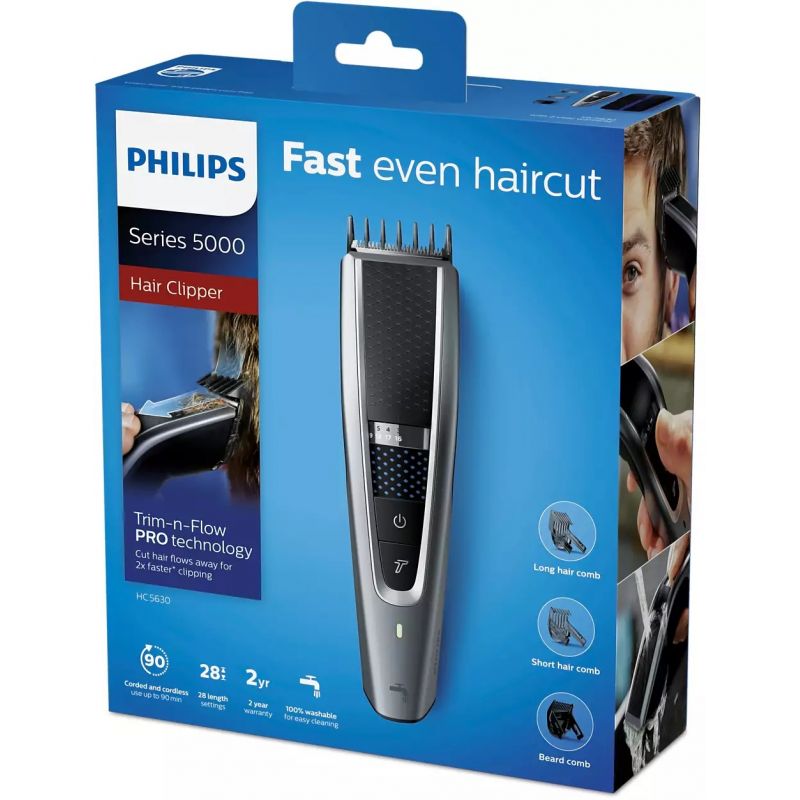 Philips Hair Clipper Washable Multigroom Series 6 Blades in 1 HC5630