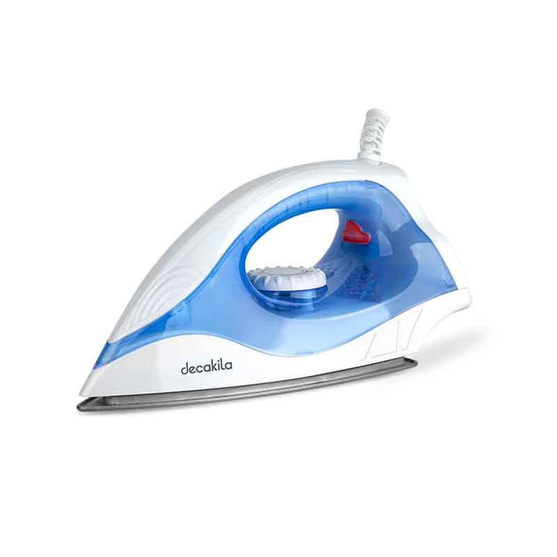 Decakila Dry Iron 1200W Fast Preheating 1.5m Cord Automatic Shut-Off Function Anti-Calc Function Temp Control KEEN018L