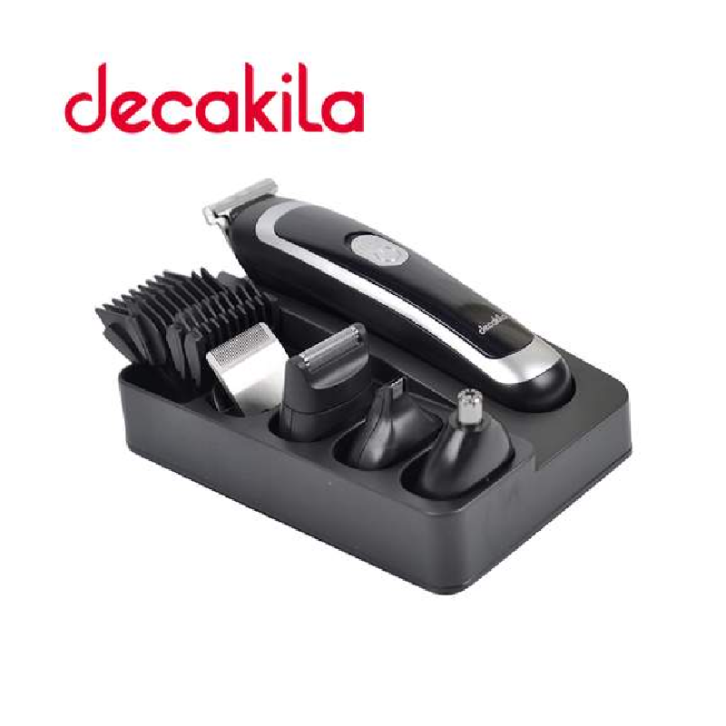 Decakila Grooming Kit 5 in 1 Long Working Hours Waterproof Hair Clippers for Men Kit, Nose Hair Trimmer, Micro Shaver KMHR017W