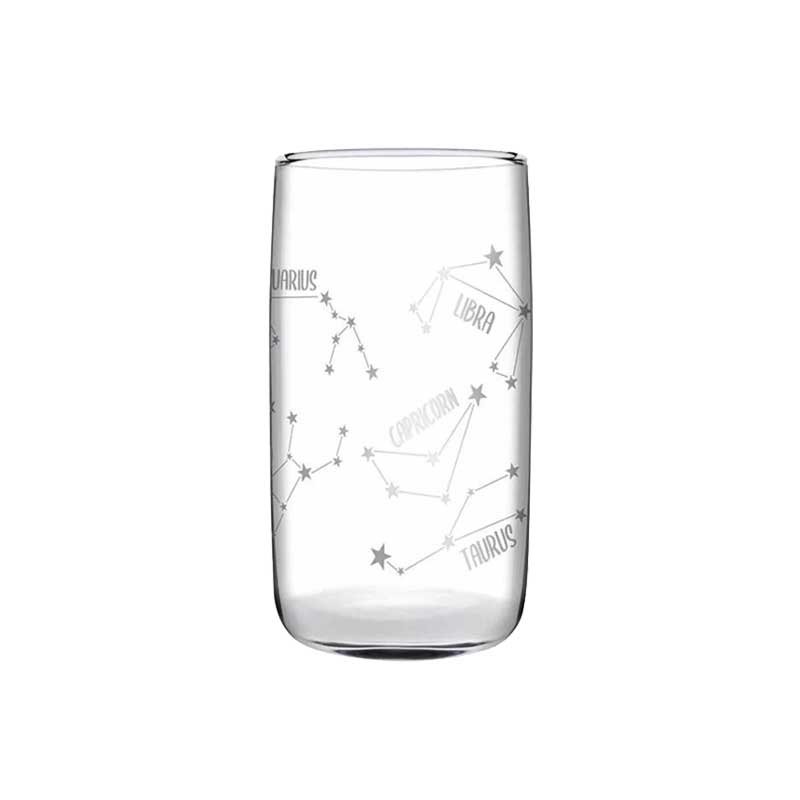 Pasabahce Iconic Zodiac Decor 4pcs Long Glass 540ml 420039