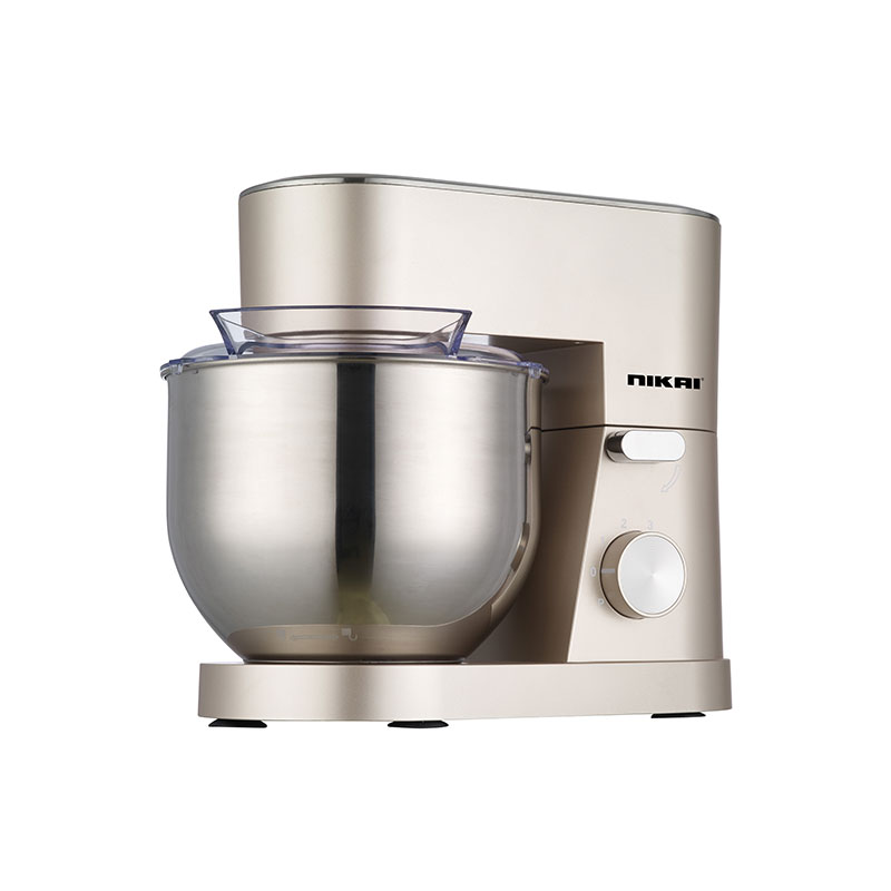 Nikai Kitchen Machine 1000W 5L Mixer, 6 Speed With Pulse, With 3 Mixing Modes (Beater, Whisker and Dough Hook) NSM500A