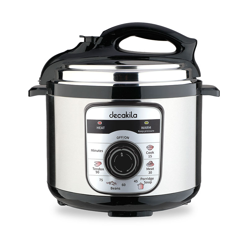 Decakila Electric Pressure Cooker 5L 900W Auto Thermostat Control Energy Saving Non-Stick Pot KEER039M