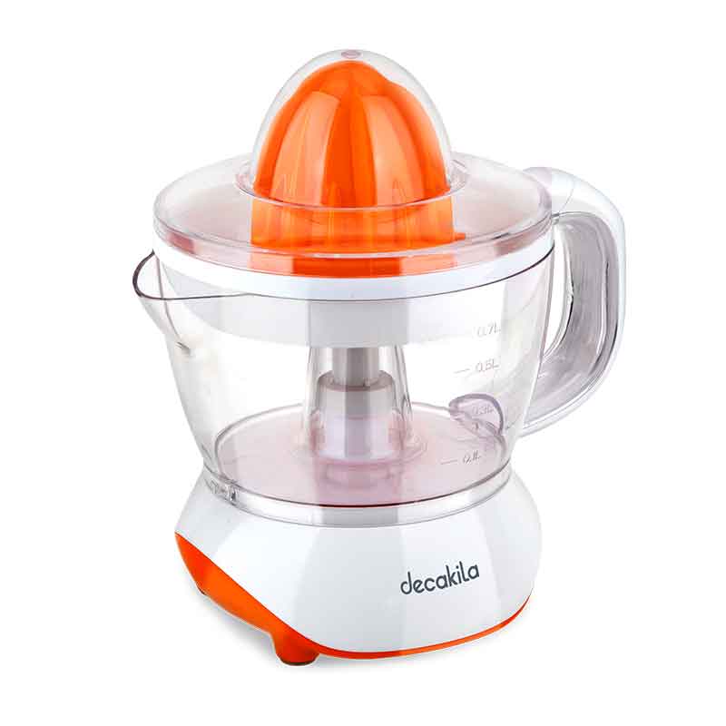 Decakila Citrus Juicer 25W 0.7L One Click Fast Juicing Transparent Juice Cup Jog Function KEJC007W