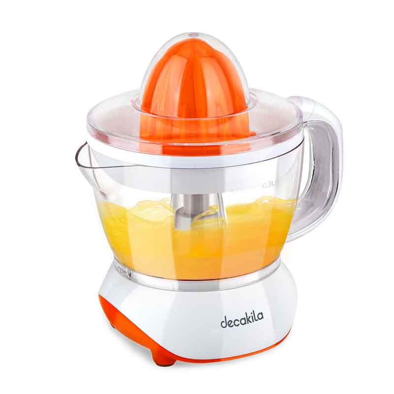 Decakila Citrus Juicer 25W 0.7L One Click Fast Juicing Transparent Juice Cup Jog Function KEJC007W