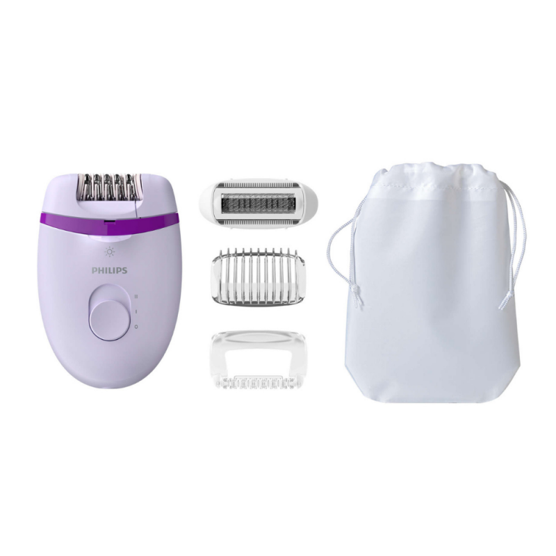 Philips Epilator 0.5 mm from root, Washable head and carry pouch BRE275