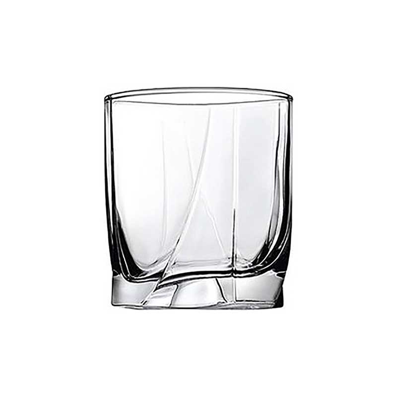 Pasabahce Luna 6pcs Whisky Glass 368ml V Block Antimicrobial Technology 42348