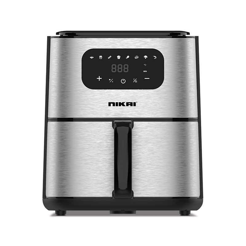 Nikai Air Fryer 4.2L Multifunctional Low Oil Fryer 1520W Non Stick Coating Pan with Dishwasher Safe, Overheat Protection Temperature Control, Timer, Automati...