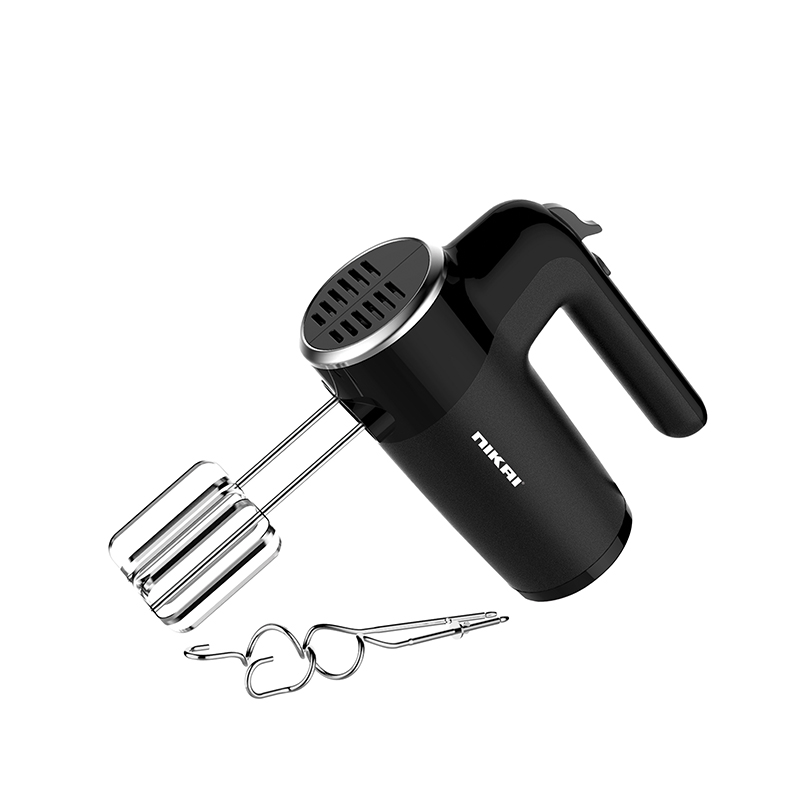 Nikai Hand Mixer 300W 6 Speeds + Turbo 2 Attachments With Power Cord Storage Beaters & Hooks 2PCS NH989A1