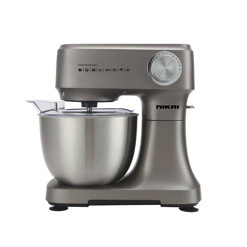 Nikai Kitchen Machine 400W 3.5L Mixer, 10 Speed Stand Mixer with Pulse, Dough Hook, Beaters & Whisk, 3.5 Liter Capacity Bowl with Cover NSM350A