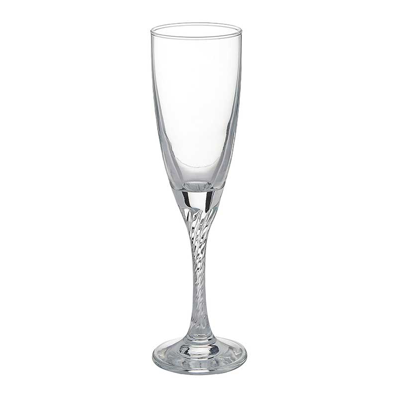 Pasabahce Twist 6pcs Champagne Flute Glass 150ml 44307