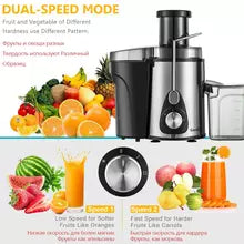 Sonifer Juice Extractor 850W 1L 2 Speeds Stainless Steel