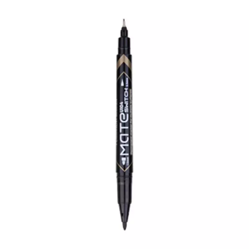 Deli Double Sided Permanent Marker Black EU10420