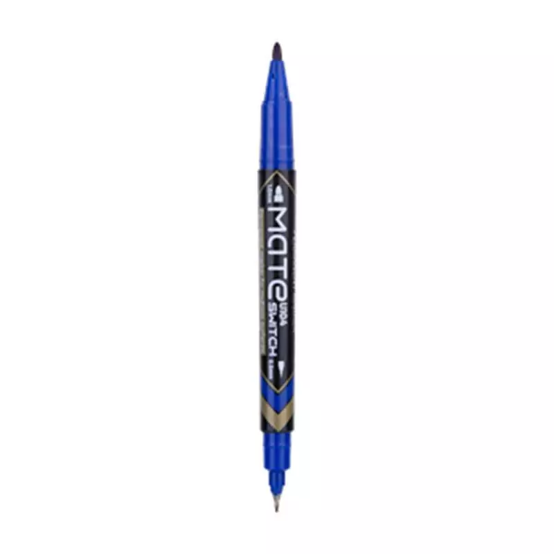 Deli Double Sided Permanent Marker Blue EU10430