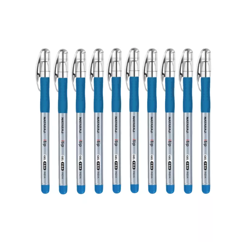 Nataraj Ballpoint Fine Pen iTip 0.7mm 10pcs Blue P03056