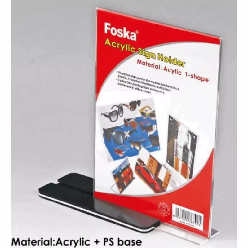 Foska Acrylic Image Stand A4 T-Shape J4001-4 6622