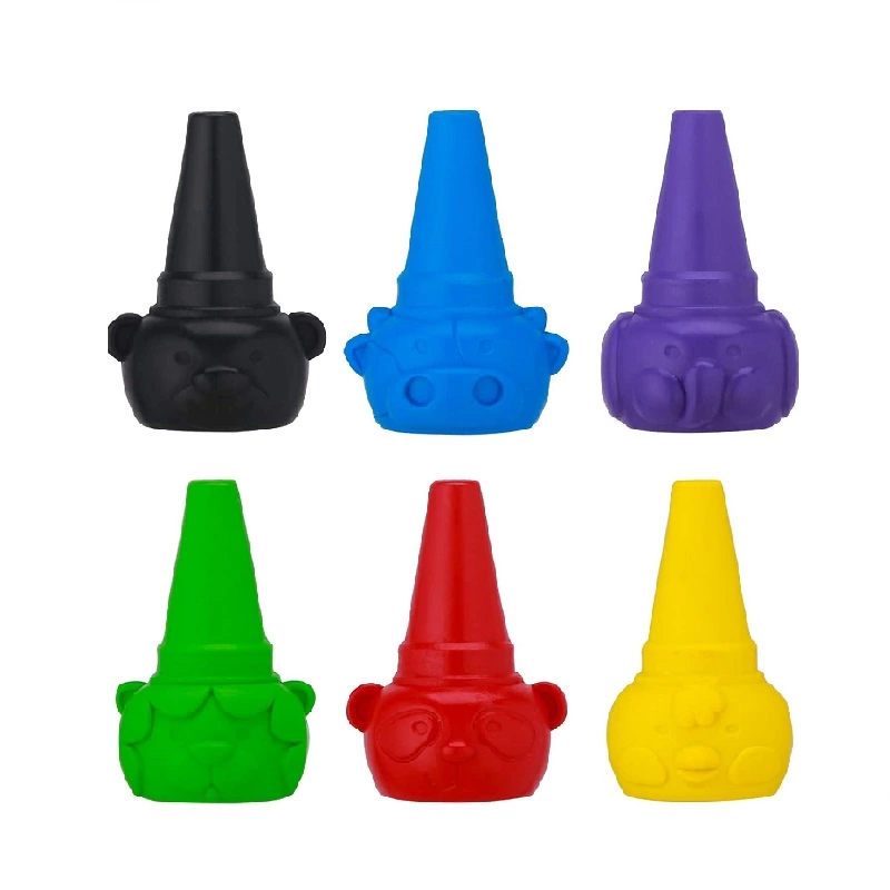 Deli Finger Crayons 6 Colours Non Toxic & Non Stick Formula EC20790