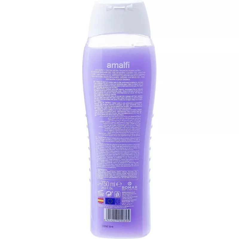 Amalfi Bath & Shower Gel Blueberry for All Skin Types 750ml 4069