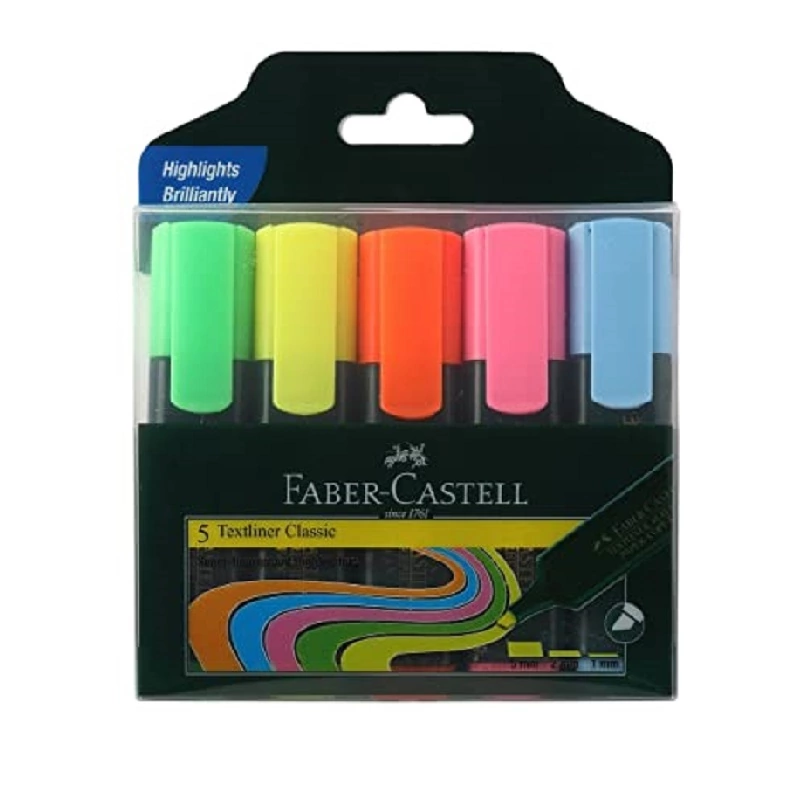 Faber Castell Highlighter Set Pack of 5 5730448