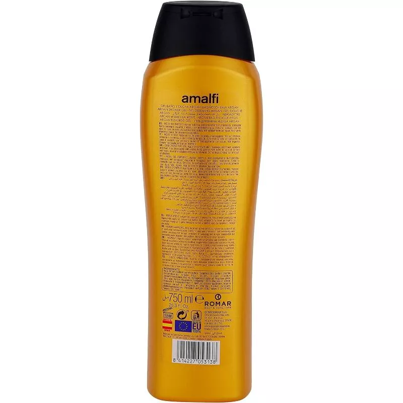 Amalfi Bath & Shower Gel Argan with Goodness of Argan 750ml 5313