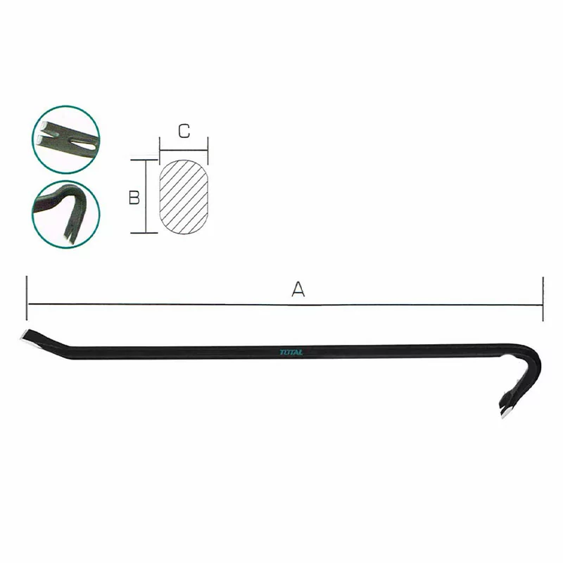 Total Claw/Wrecking Bar 48” THT431482