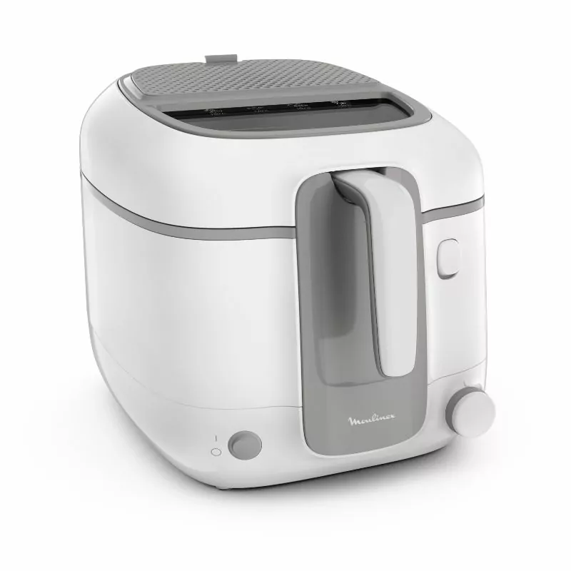 Moulinex Deep Fryer 2.2L/1.5kg 1800W Odor Filtration White AM310028