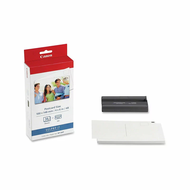 Canon Selphy Colour Printer Paper with Ink 36 Sheets KP-36