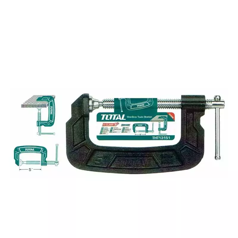 Total G Clamp Size 5" THT13151