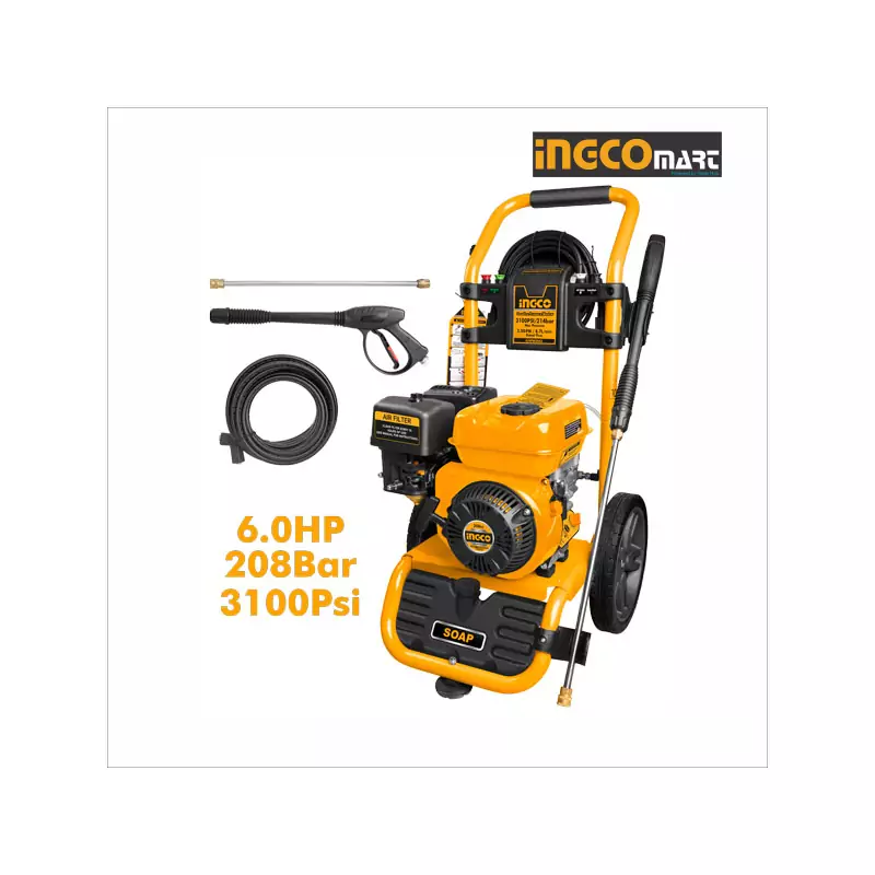 Ingco Petrol High-Pressure Washer 3450PSI GHPW2103