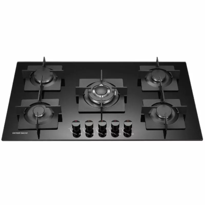 Homebase Table Top Cooker 5 Gas Burners Glass Top HB-90-B9