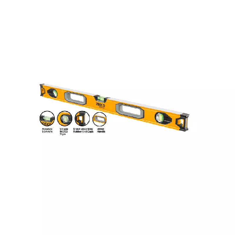 Ingco Spirit Level 40cm x 1.5mm HSL08040