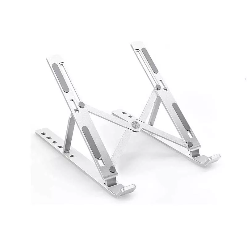 Foldable Laptop Stand Aluminium Alloy Adjustable Laptop Holder Tablet Stand Portable for MacBook, Laptop, Tablet