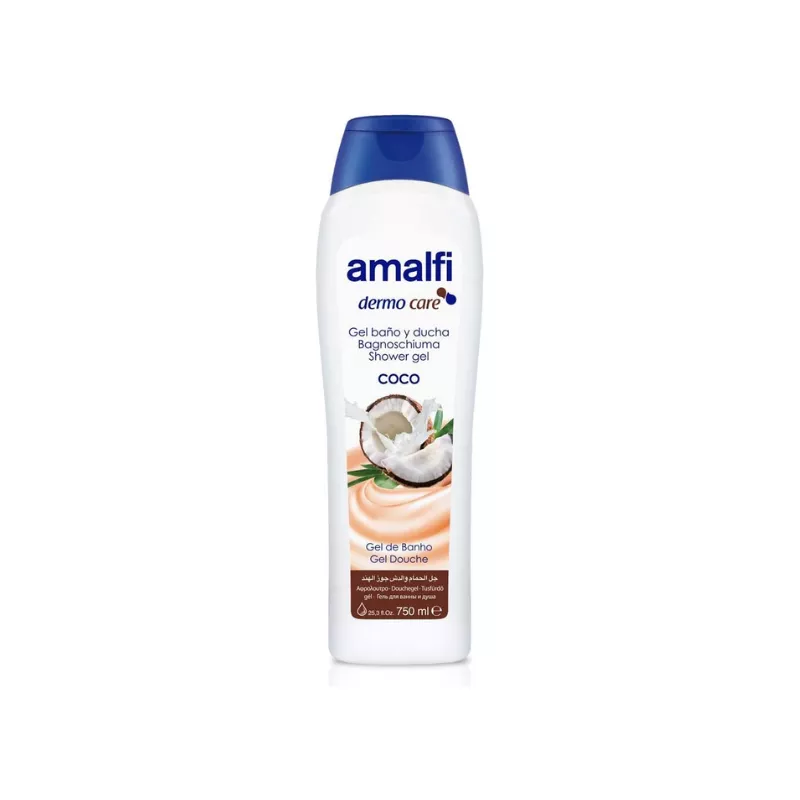 Amalfi Bath & Shower Gel Coconut Milk for All Skin Types 750ml 4068