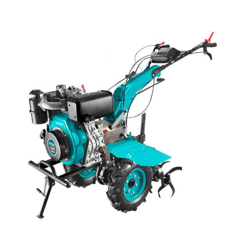 Total Power Tiller 6.6kW 9HP with Diesel Engine, Gear Shifting Function, 1350mm Tilling Scope, Transmission Oil Capacity of 1.8L TDC13501