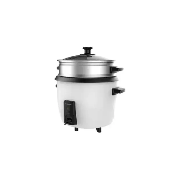 Sharp Rice Cooker 1L 400W with Food Steamer, Non-Stick Coated Aluminum Inner Pot KS-H108G-W3 (2pcs/Carton)