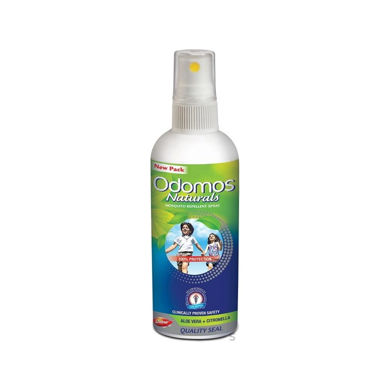 Odomos Aloevera Spray Natural 100ml (Pack of 2)