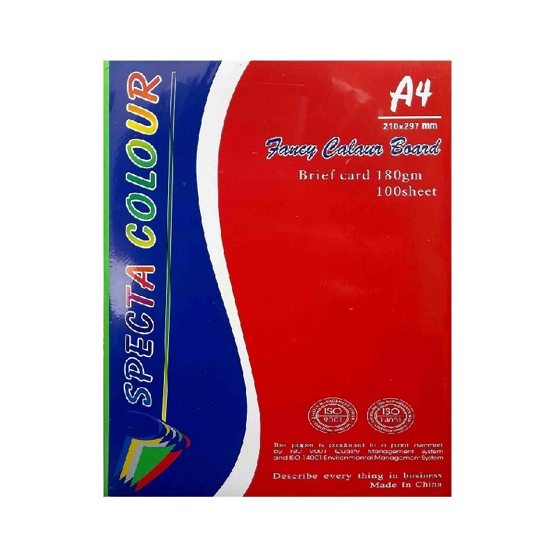 Special Colour Manilla Sheet A4 160gsm 100 Sheets Green P06942