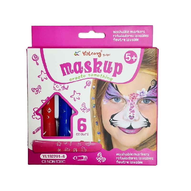 Yalong Face Painting Markers 6 Colors P06966