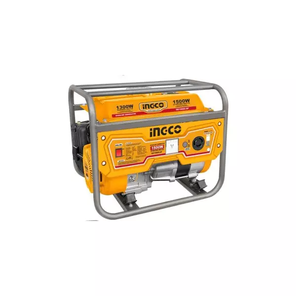 Ingco Gasoline Generator 1.2kW with 4 Stroke Air Cooled Engine, 5.5L Tank GE15005