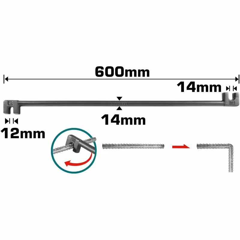 Total Bending Bar Size 12mm & 14mm THBEB12142