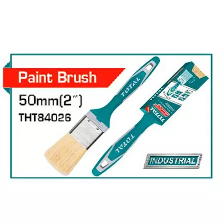 Total Paint Brush Plastic Rubber Covered Handle 2" THT84026