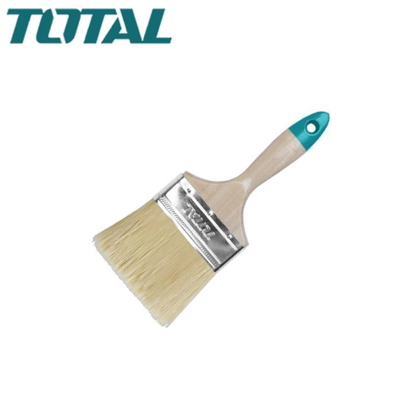 Total Paint Brush 4" Wooden Handle THT84041