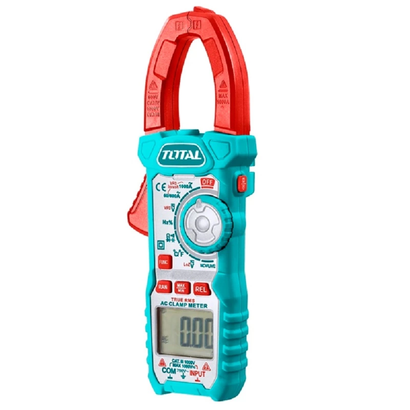 Total Digital AC Clamp Meter 6000 Counts TMT410004