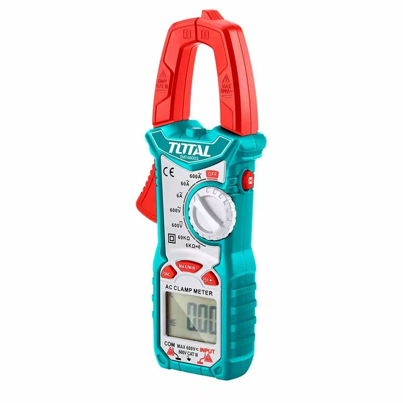 Total Digital AC Clamp Meter 6000 Counts TMT46003