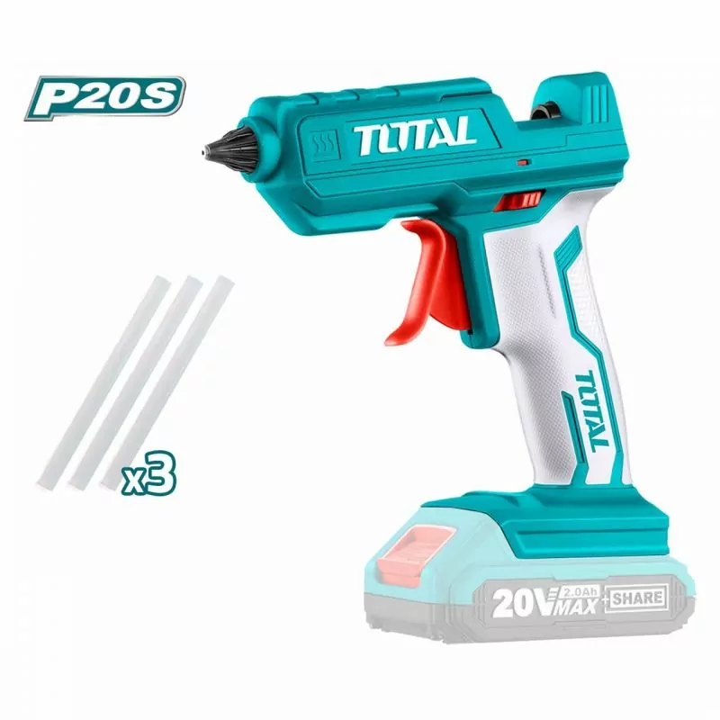 Total Glue Gun Cordless Li-Ion TGGLI2001