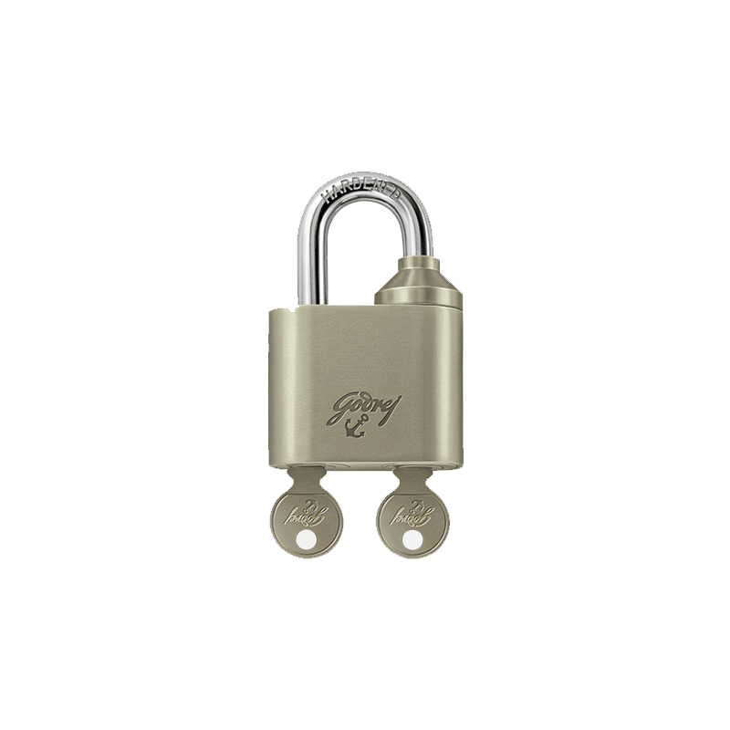 Godrej Dual Access Padlock for Controlled Dual Access, Sturdy Construction Protect Your Home and Office with The Stylish, Sturdy and Tough Dual Access Padlock 2 Keys 7395