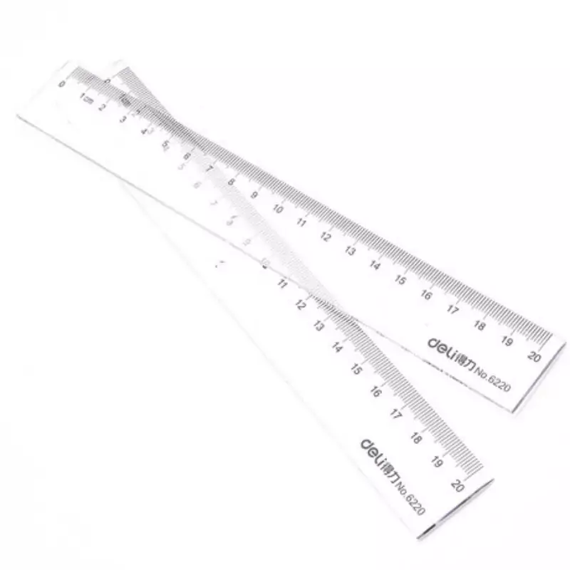 Deli Ruler Straight Edge 20cm E6220